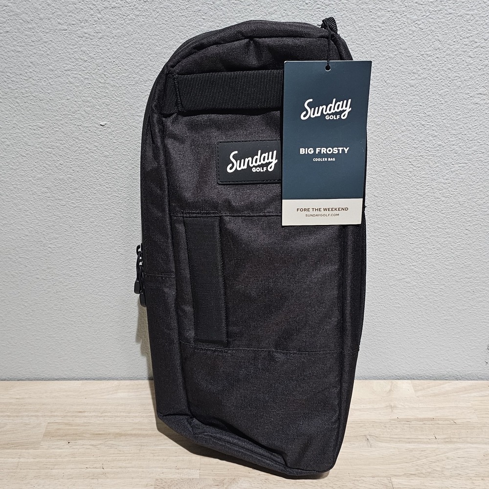New Sunday Golf Big Frosty Cooler Bag - Black New With Tags NWT